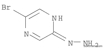 Molecular Structure of 1001050-24-3 (5-BROMO-2-HYDRAZINOPYRAZINE)